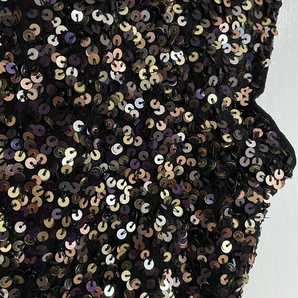 NWT Parker Black Serena Sequin Dress - Size 4 - Picture 6 of 7